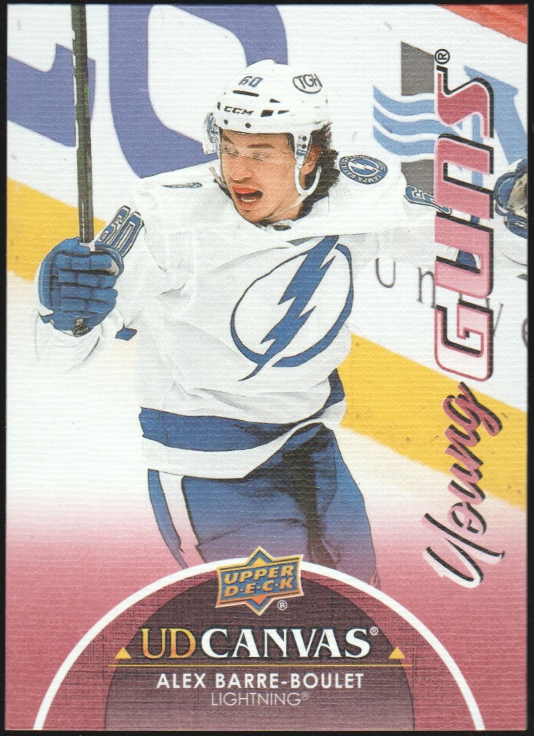 (image for) 2021-22 Upper Deck Canvas #C100 Alex Barre-Boulet YG RC