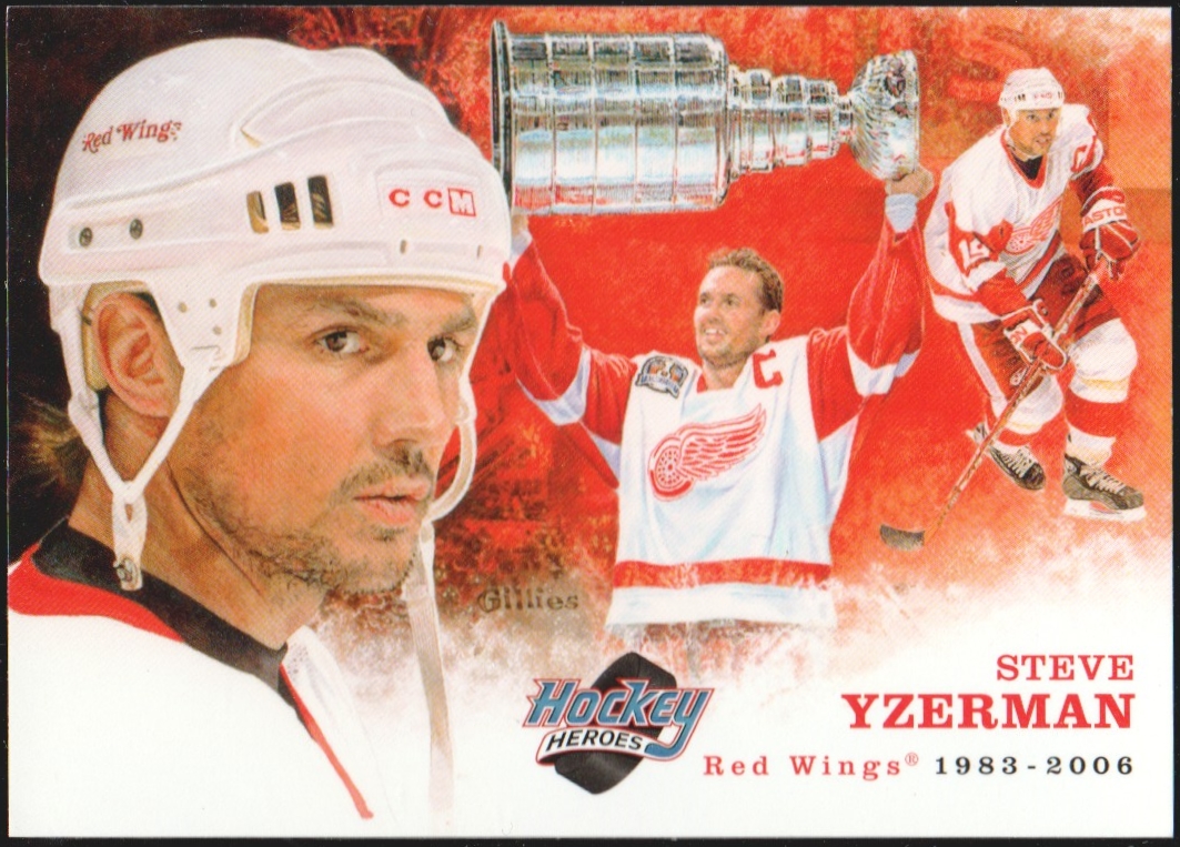 2010-11 Upper Deck Hockey Heroes Steve Yzerman - Painting (image for) 2010-11 Upper Deck Hockey Heroes Steve Yzerman - Painting