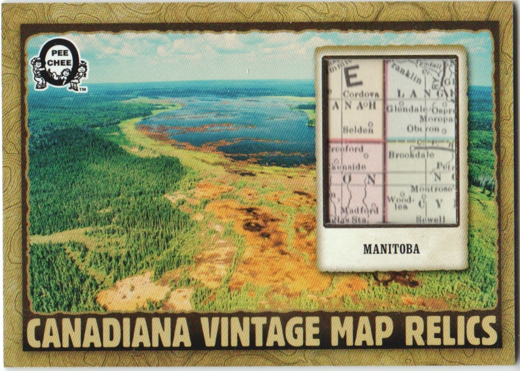 Canadiana Vintage Map (image for) Canadiana Vintage Map
