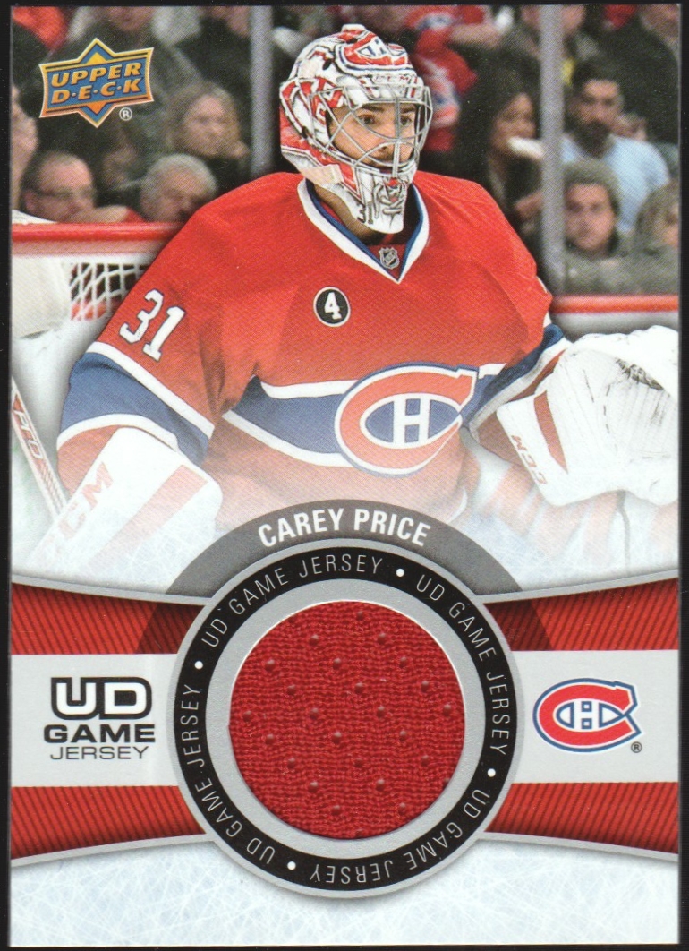 (image for) 2015-16 Upper Deck Game Jerseys #GJCP Carey Price
