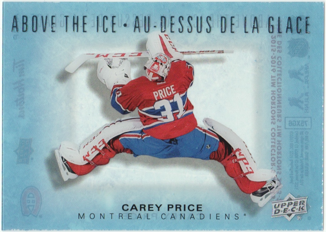 (image for) 2015-16 Tim Hortons Above The Ice #AI-CP Carey Price