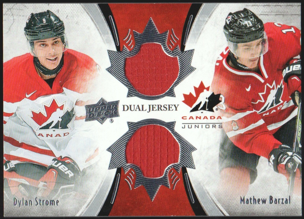 (image for) 2016-17 Team Canada Juniors Material Duos #TCD-BS Strome/Barzal