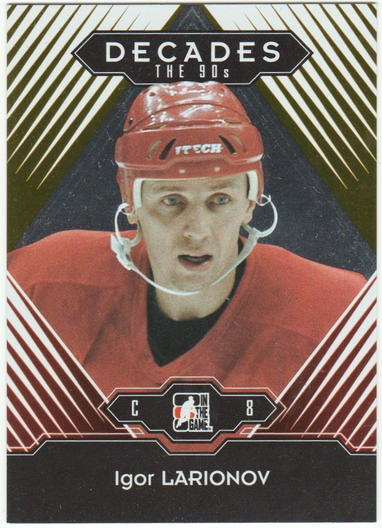 (image for) 2013-14 ITG Decades 1990s Gold #67 Igor Larionov /30