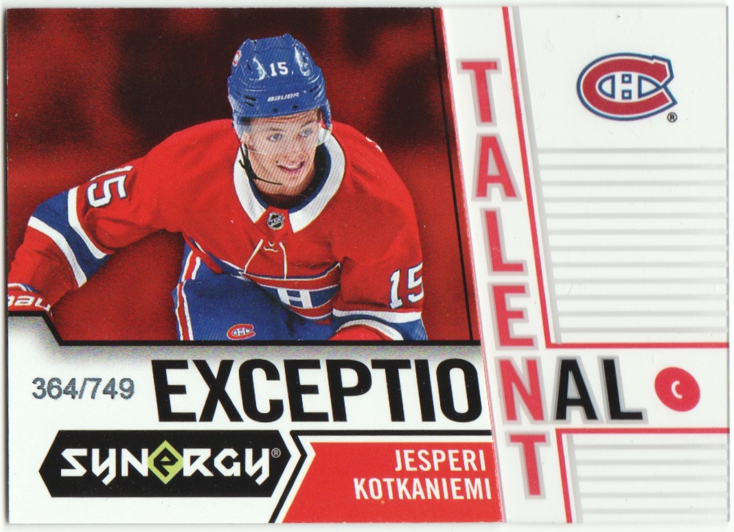 (image for) 2018-19 Synergy Exceptional Talent # ET20 Jesperi Kotkaniemi