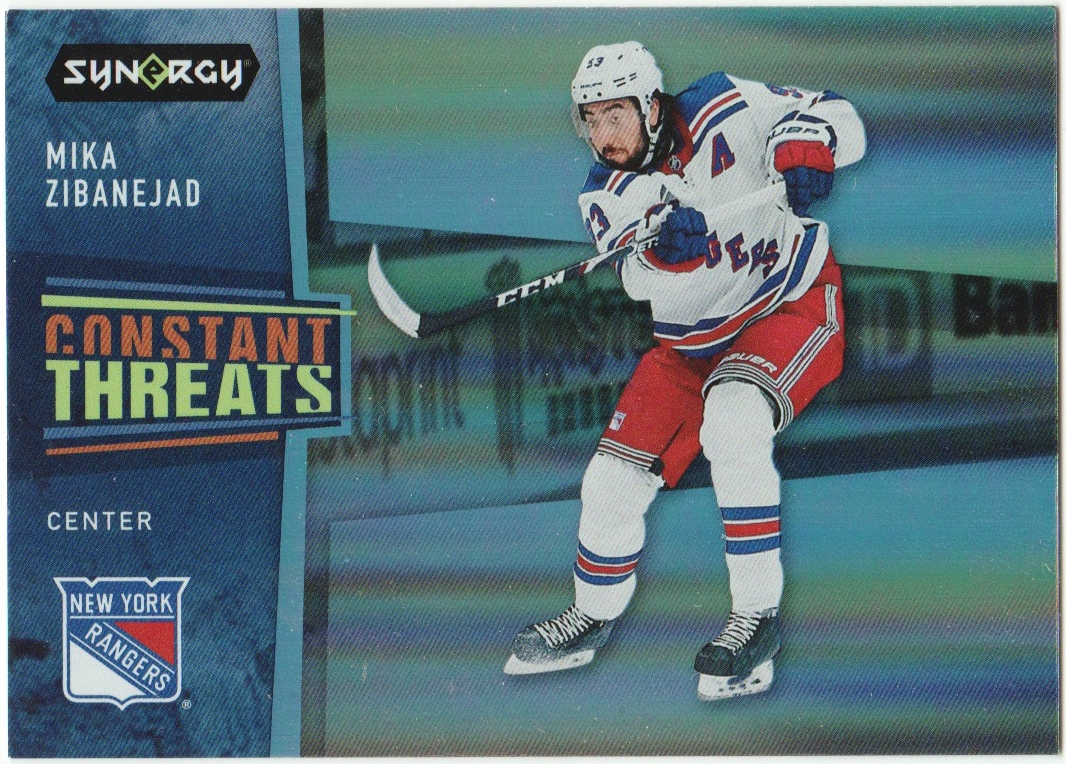 2020-21 Synergy Constant Threats #CT6 Mika Zibanejad (image for) 2020-21 Synergy Constant Threats #CT6 Mika Zibanejad