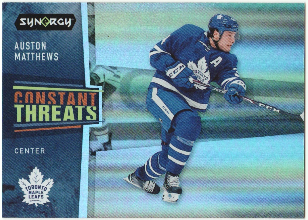 2020-21 Synergy Constant Threats #CT14 Auston Matthews (image for) 2020-21 Synergy Constant Threats #CT14 Auston Matthews