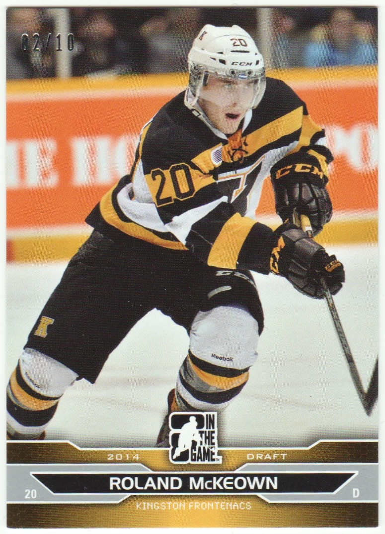 2014-15 ITG Draft Prospects Silver #15 Roland McKeown 2/10 (image for) 2014-15 ITG Draft Prospects Silver #15 Roland McKeown 2/10