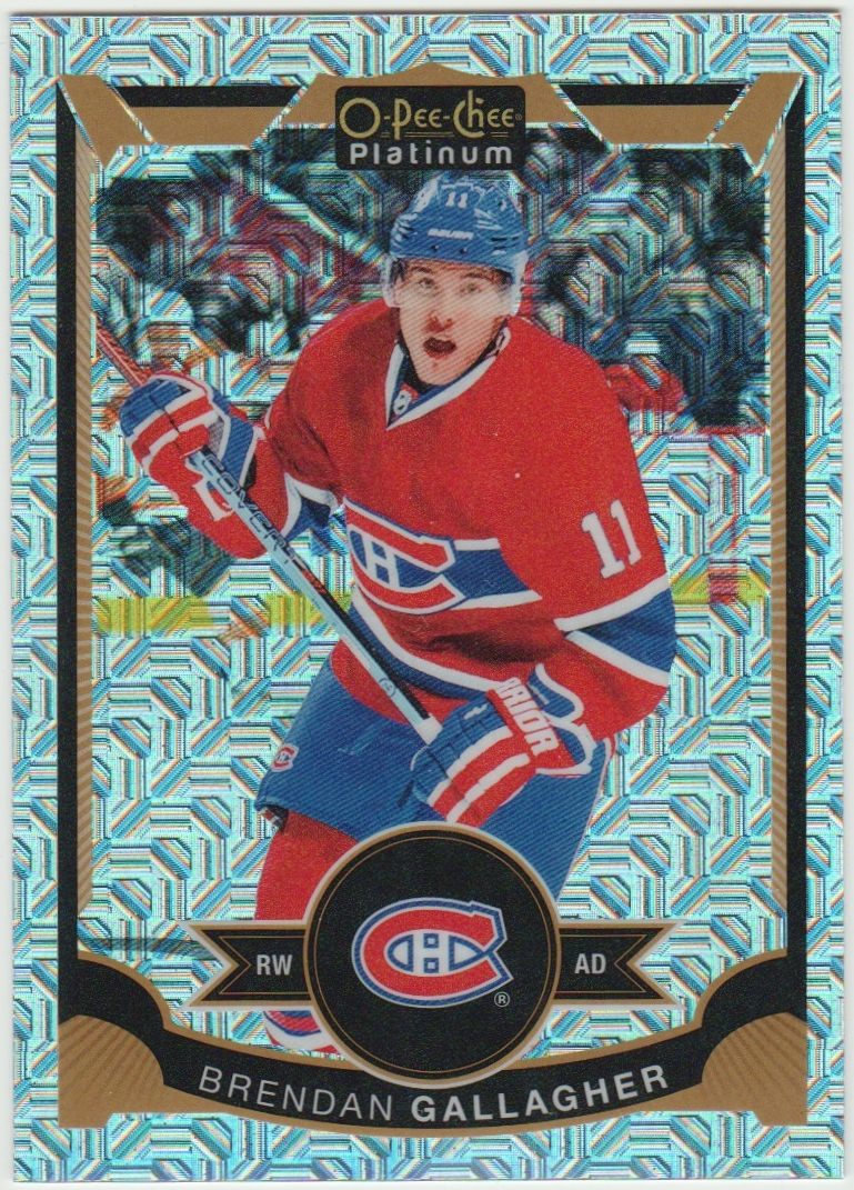 (image for) 2015-16 O-Pee-Chee Platinum Traxx #91 Brendan Gallagher