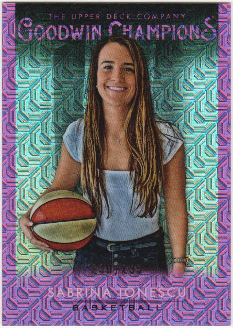 (image for) 2021 UD Goodwin Champions Pink Traxx #P42 Sabrina Ionescu