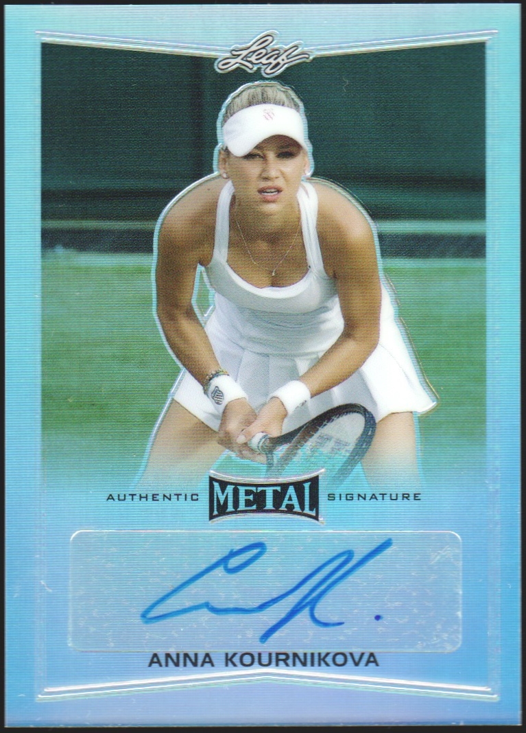 (image for) 2016 Leaf Metal Tennis #BAAK2 Anna Kournikova AUTO