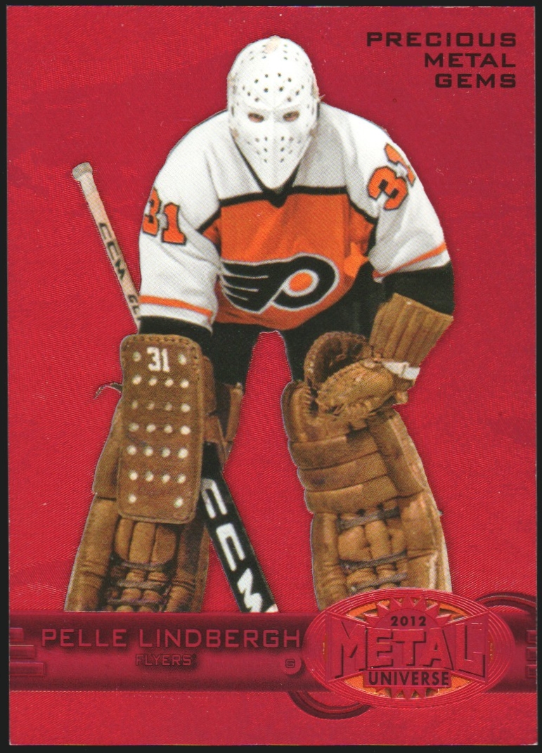 2012-13 Fleer Retro Metal Universe Precious Gems Pelle Lindbergh (image for) 2012-13 Fleer Retro Metal Universe Precious Gems Pelle Lindbergh