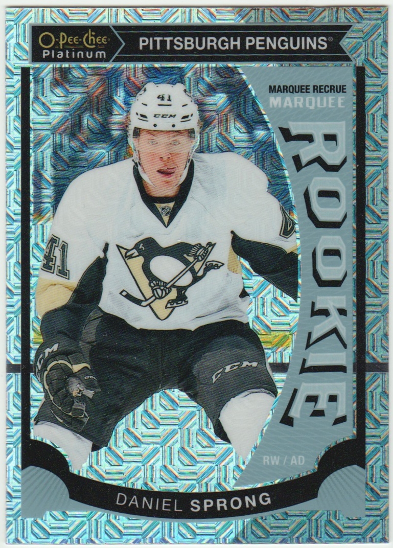 2015-16 OPC Platinum Marquee Rookies Traxx #M15 Daniel Sprong (image for) 2015-16 OPC Platinum Marquee Rookies Traxx #M15 Daniel Sprong