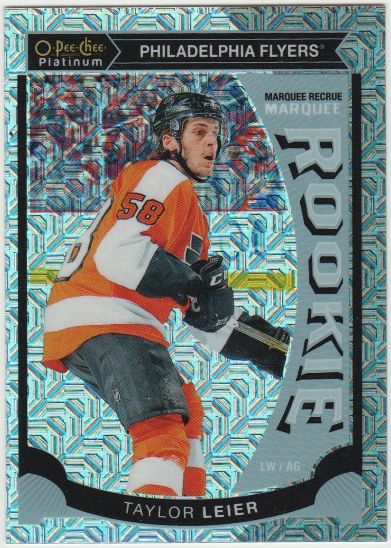 2015-16 OPC Platinum Marquee Rookies Traxx #M8 Taylor Leier (image for) 2015-16 OPC Platinum Marquee Rookies Traxx #M8 Taylor Leier