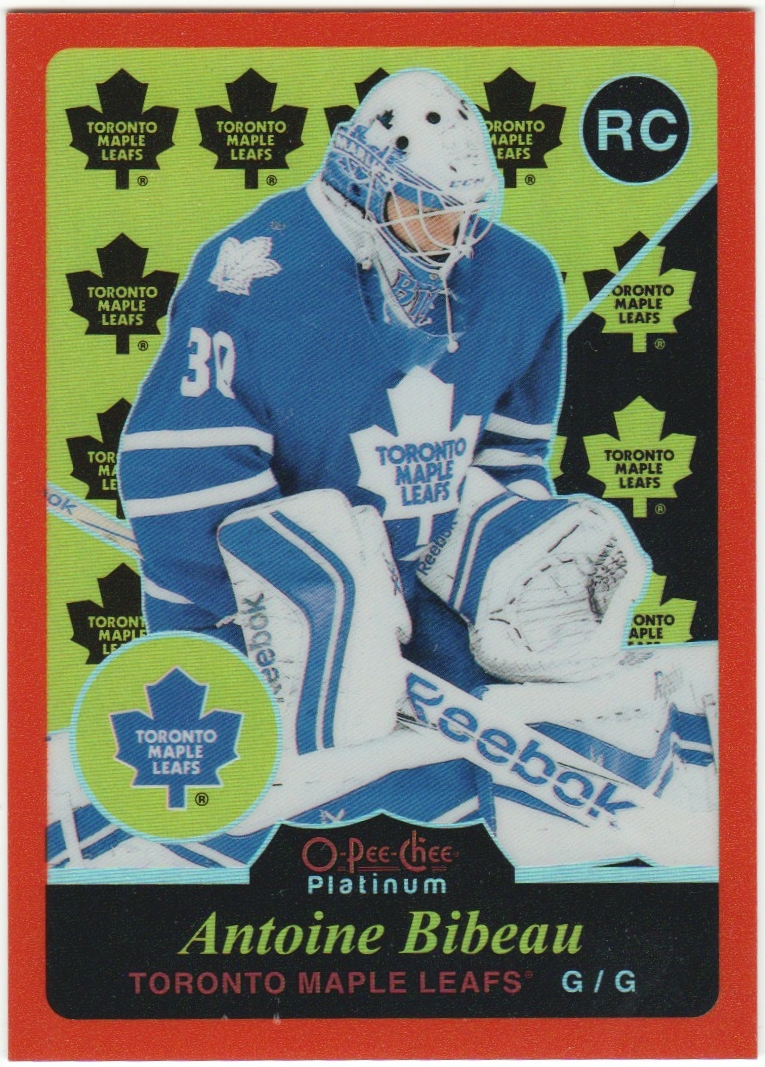 (image for) 2015-16 O-Pee-Chee Platinum Retro Rainbow Orange #R92 A Bibeau