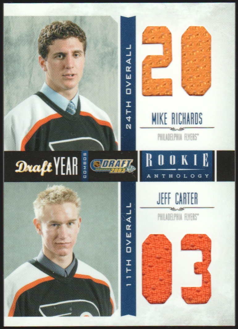 (image for) 2011-12 Rookie Anthology Draft Year Combo Jersey #10 Jeff Carter