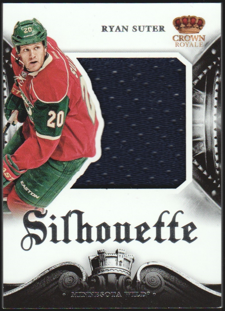 (image for) 2013-14 Crown Royale Silhouette Materials #SRSU Ryan Suter
