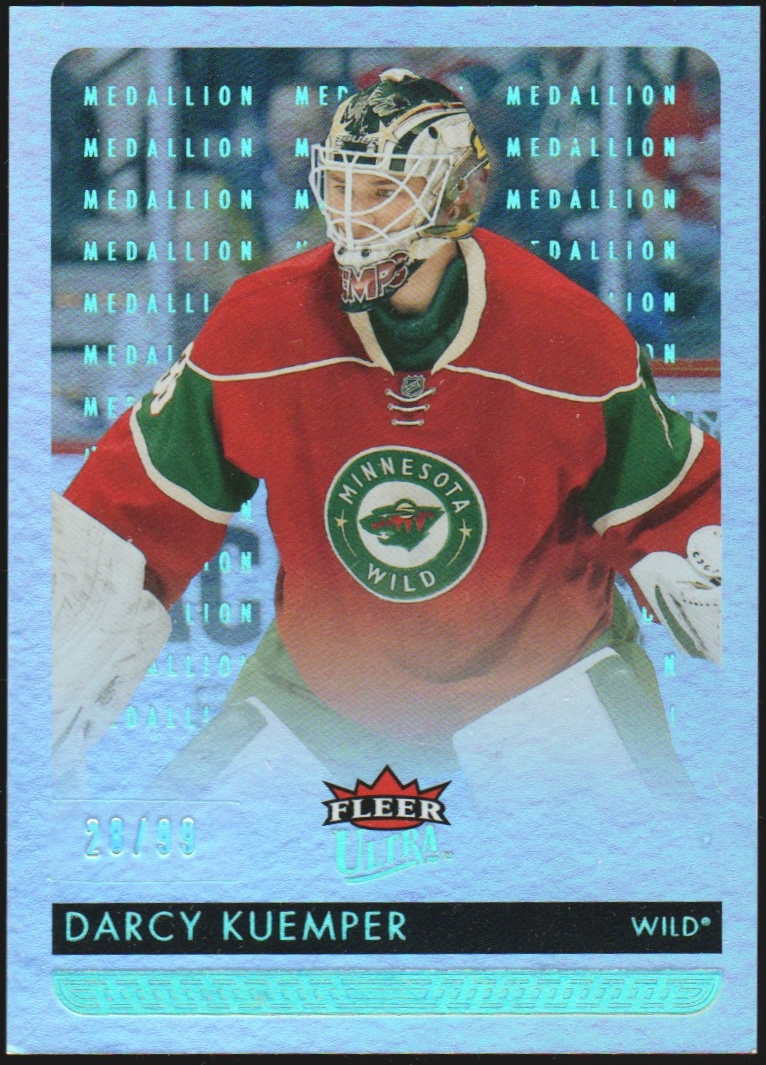 2014-15 Ultra Platinum Medallion #88 Darcy Kuemper 28/99 (image for) 2014-15 Ultra Platinum Medallion #88 Darcy Kuemper 28/99