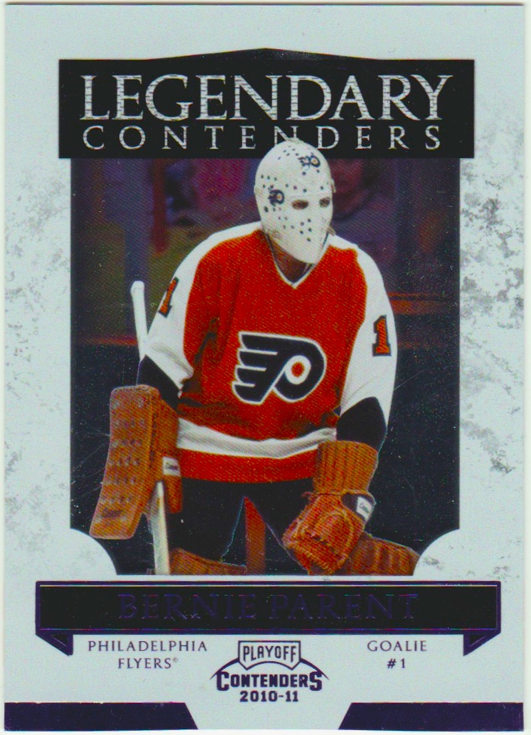 2010-11 Playoff Contenders Legendary Purple #14 Bernie Parent (image for) 2010-11 Playoff Contenders Legendary Purple #14 Bernie Parent