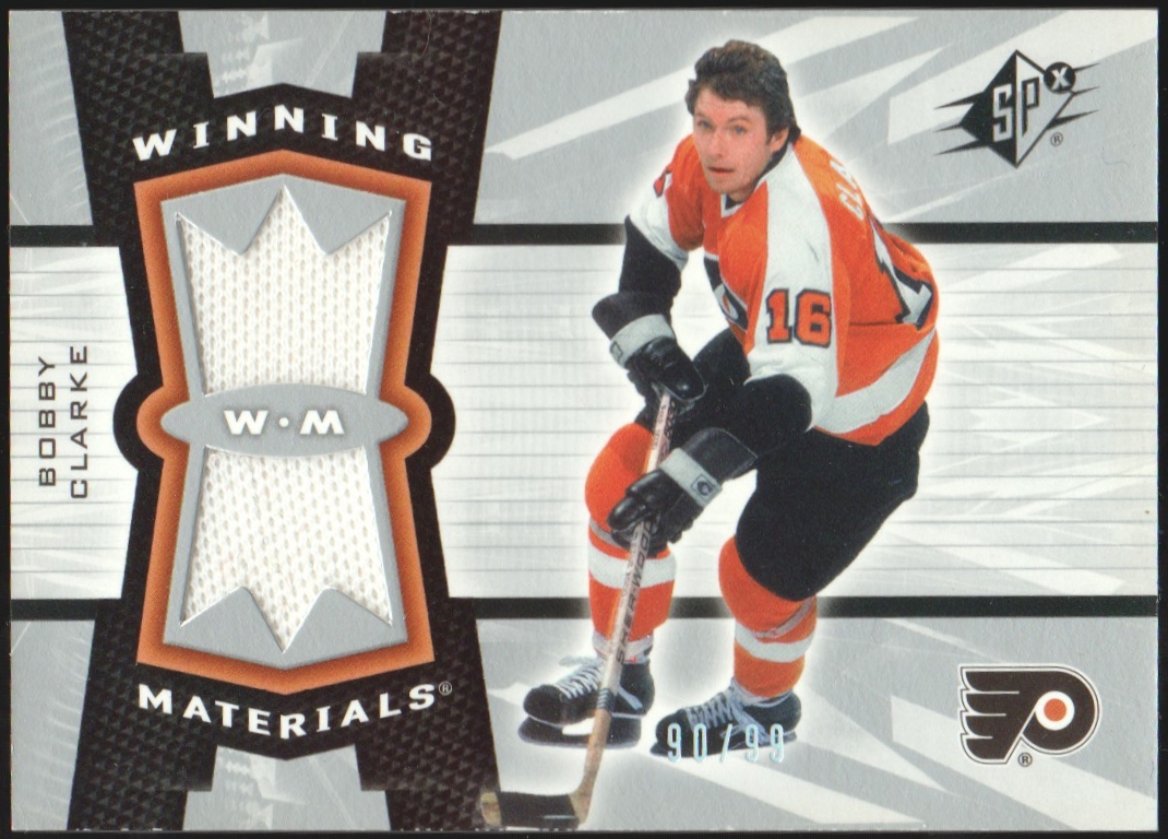(image for) 2006-07 SPx Winning Materials Spectrum #WMBC Bobby Clarke 90/99