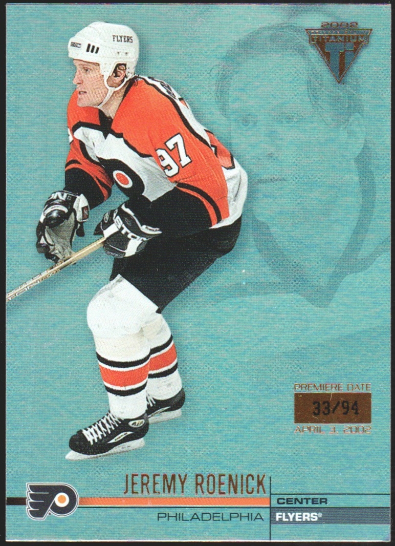 2001-02 Titanium Premiere Date #107 Jeremy Roenick 33/94 (image for) 2001-02 Titanium Premiere Date #107 Jeremy Roenick 33/94