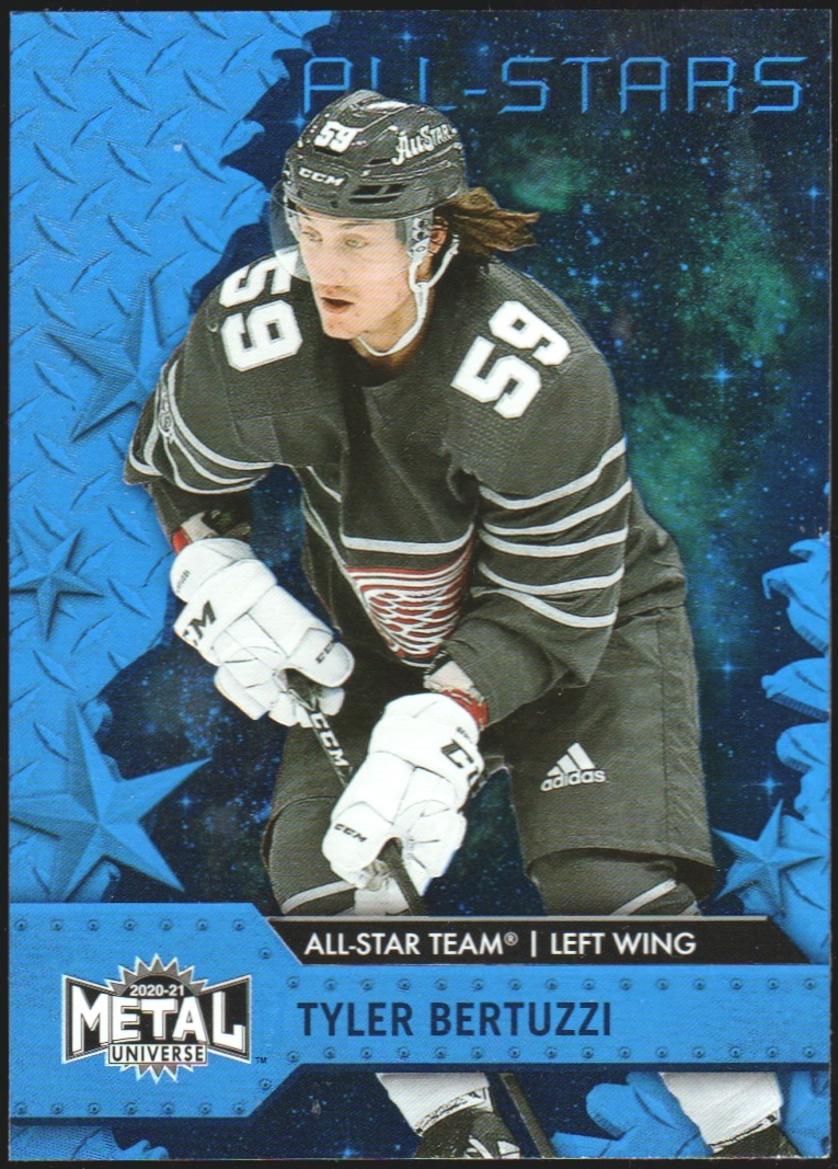 (image for) 2020-21 Metal Universe Blue Spectrum #172 Tyler Bertuzzi