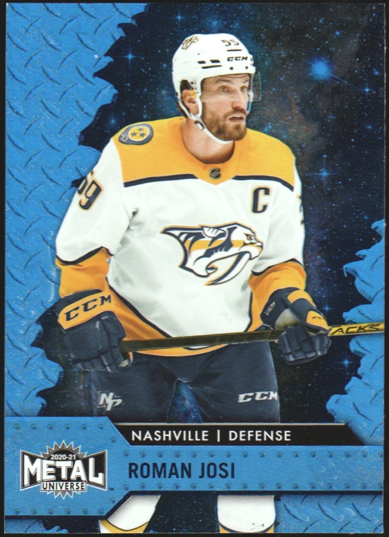 (image for) 2020-21 Metal Universe Blue Spectrum #59 Roman Josi
