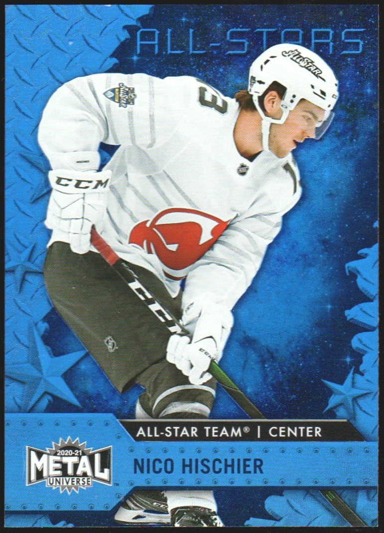 (image for) 2020-21 Metal Universe Blue Spectrum #193 Nico Hischier
