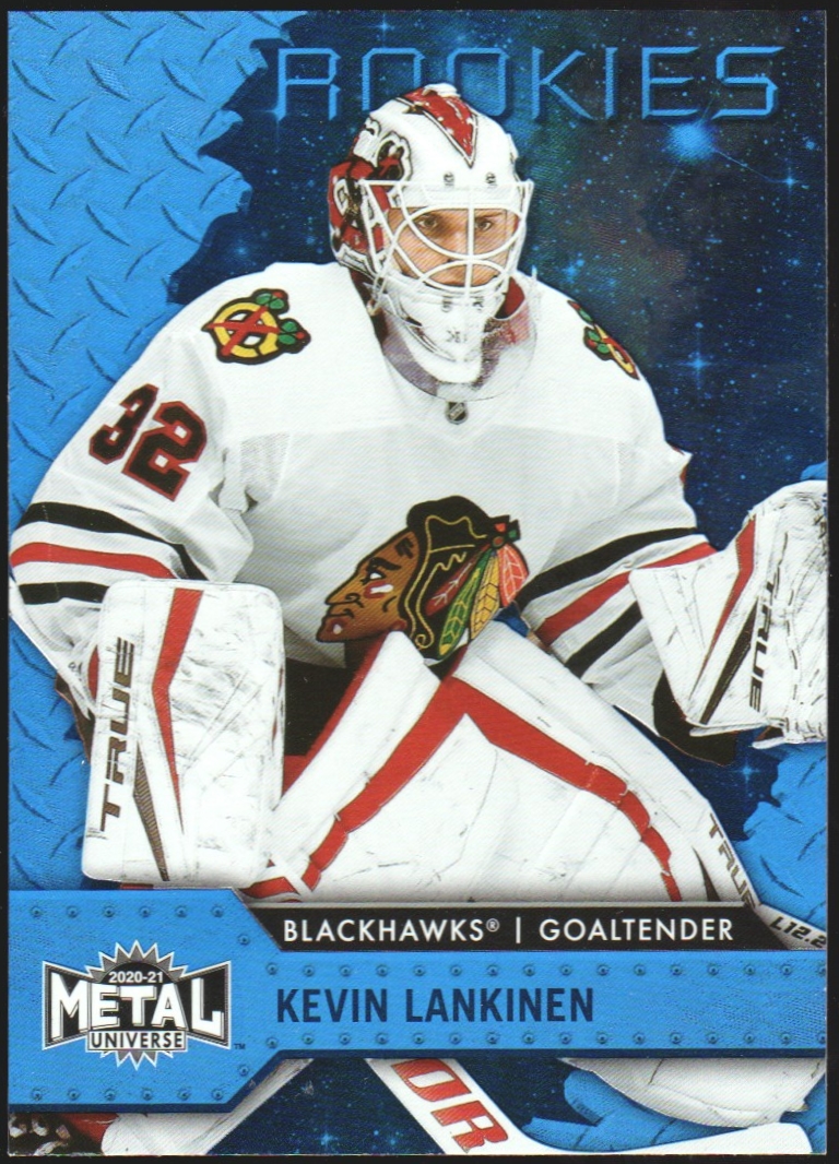 (image for) 2020-21 Metal Universe Blue Spectrum #110 Kevin Lankinen RC