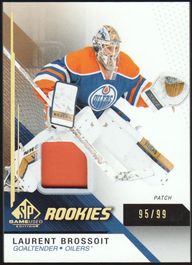 (image for) 2014-15 SP Game Used Gold Spectrum Materials #102 L. Brossoit RC