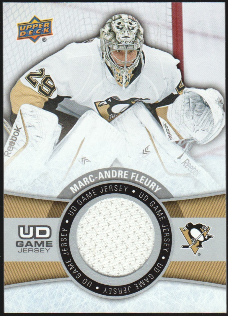 2015-16 Upper Deck Game Jerseys #GJMF Marc-Andre Fleury (image for) 2015-16 Upper Deck Game Jerseys #GJMF Marc-Andre Fleury
