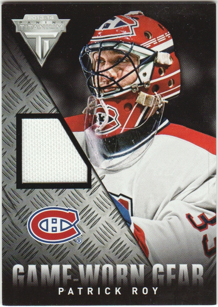 (image for) 2013-14 Panini Titanium Game Worn Gear #GGPR Patrick Roy SP