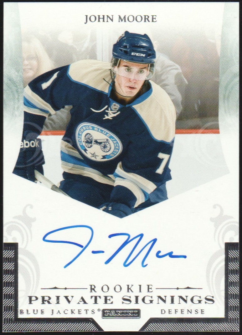 2011-12 Panini Private Signings #RJM John Moore AUTO (image for) 2011-12 Panini Private Signings #RJM John Moore AUTO