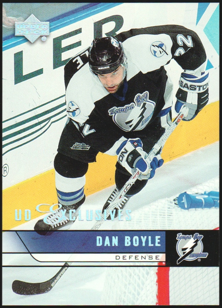 (image for) 2006-07 Upper Deck Exclusives #176 Dan Boyle 58/100