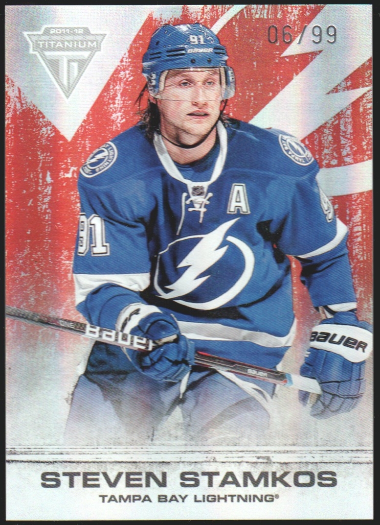 2011-12 Panini Titanium Spectrum Ruby #91 Steven Stamkos 06/99 (image for) 2011-12 Panini Titanium Spectrum Ruby #91 Steven Stamkos 06/99