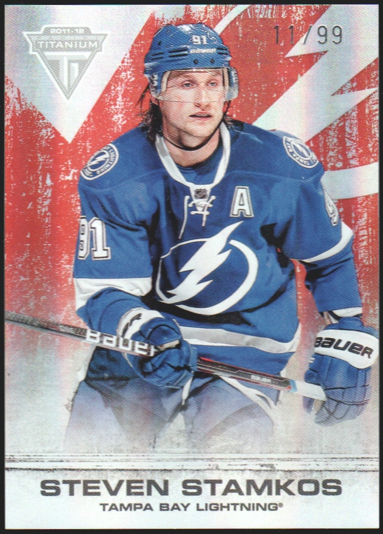 2011-12 Panini Titanium Spectrum Ruby #91 Steven Stamkos 11/99 (image for) 2011-12 Panini Titanium Spectrum Ruby #91 Steven Stamkos 11/99