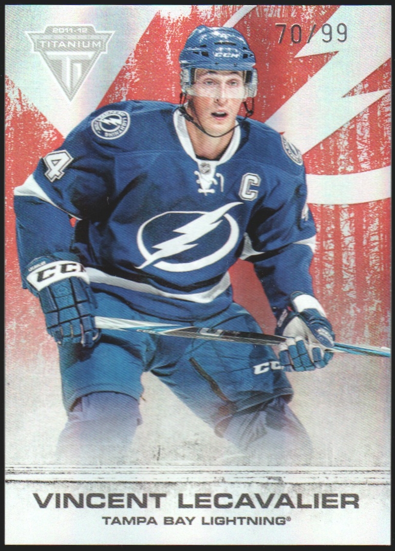 2011-12 Panini Titanium Spectrum Ruby #64 V. Lecavalier 70/99 (image for) 2011-12 Panini Titanium Spectrum Ruby #64 V. Lecavalier 70/99