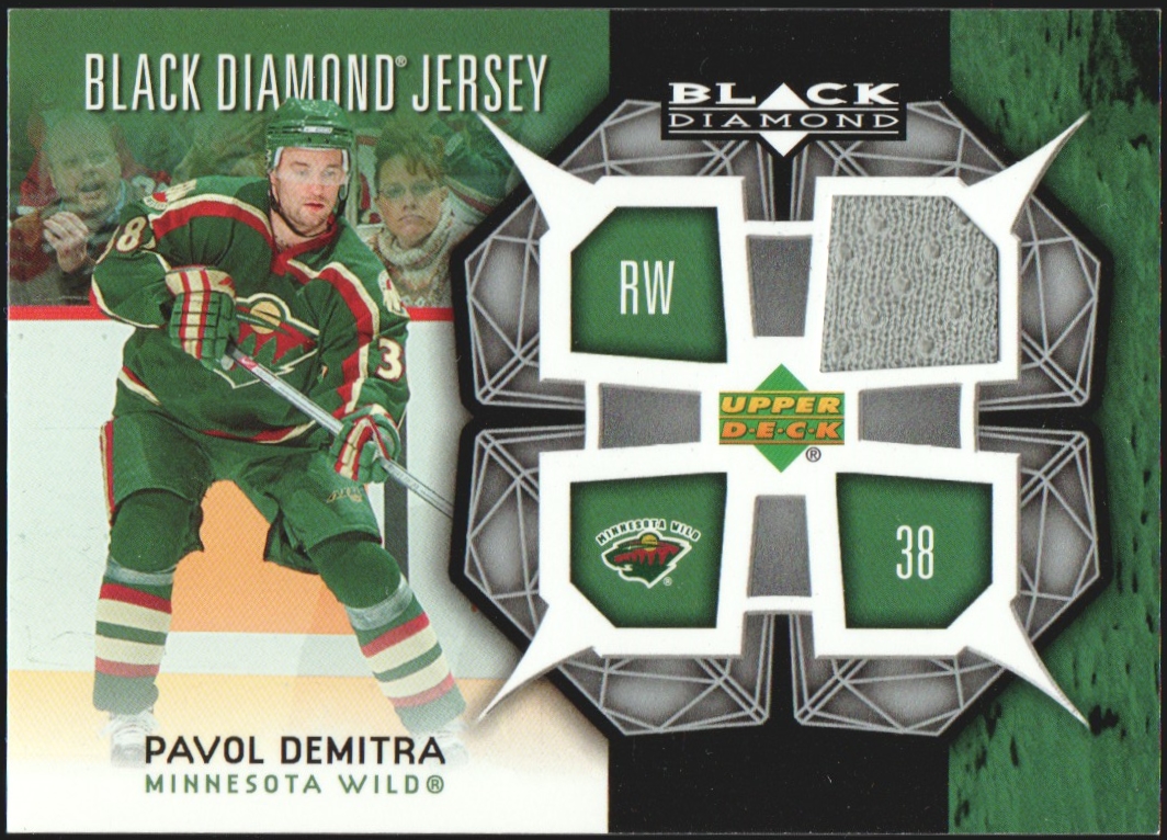 2007-08 Black Diamond Jerseys #BDJDE Pavol Demitra (image for) 2007-08 Black Diamond Jerseys #BDJDE Pavol Demitra