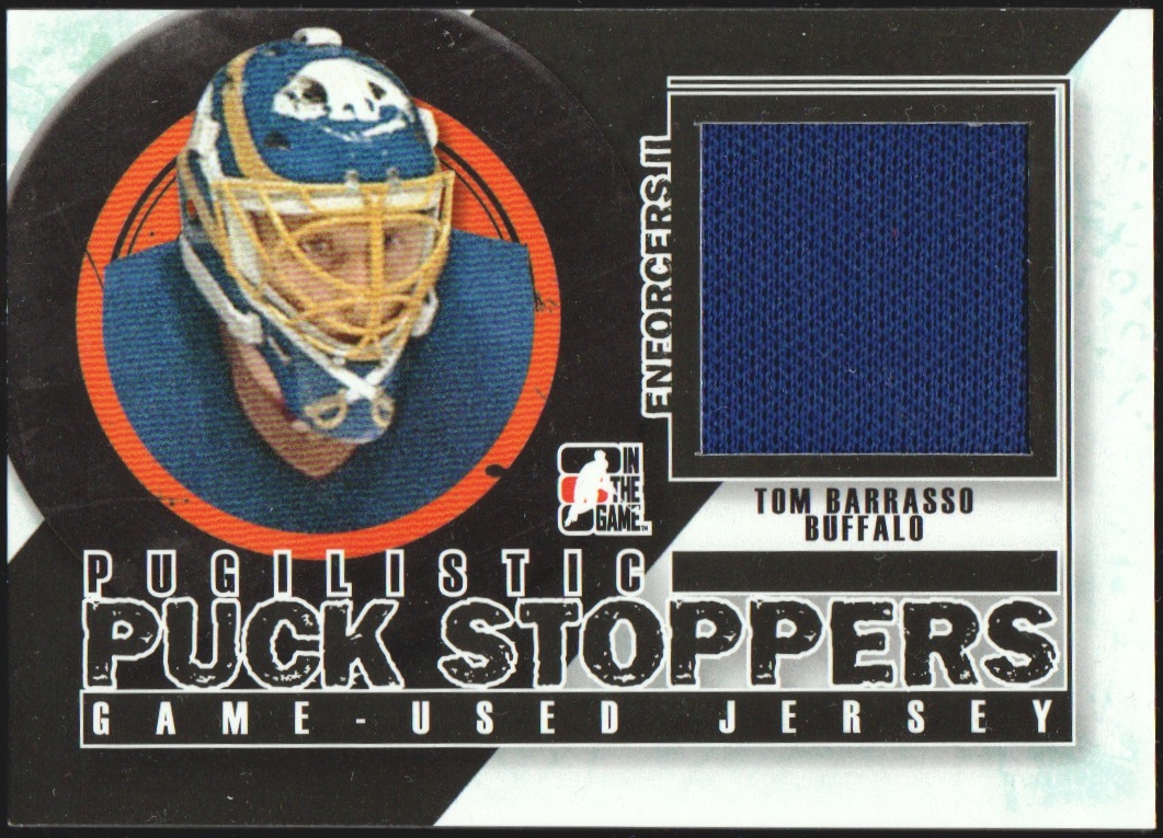 2013-14 ITG Enforcers Pugilistic Puck Stoppers Jerseys #PPSM01 Tom Barrasso (image for) 2013-14 ITG Enforcers Pugilistic Puck Stoppers Jerseys #PPSM01 Tom Barrasso