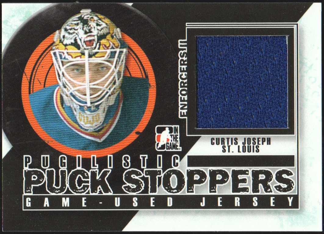 2013-14 ITG Enforcers Pugilistic Puck Stoppers Jerseys #PPSM06 Curtis Joseph (image for) 2013-14 ITG Enforcers Pugilistic Puck Stoppers Jerseys #PPSM06 Curtis Joseph