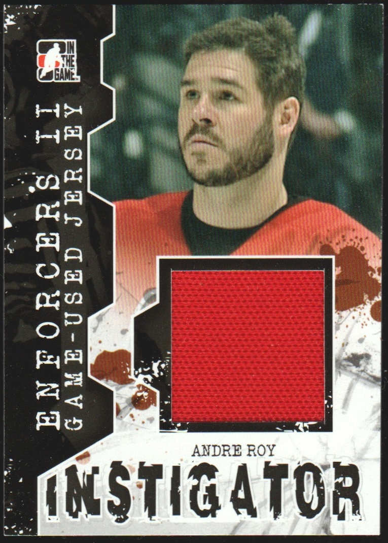 (image for) 2013-14 ITG Enforcers Instigator Jerseys #IM17 Andre Roy