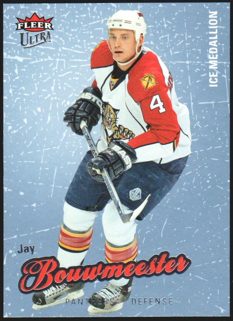 2008-09 Ultra Ice Medallion #31 Jay Bouwmeester 19/100 (image for) 2008-09 Ultra Ice Medallion #31 Jay Bouwmeester 19/100