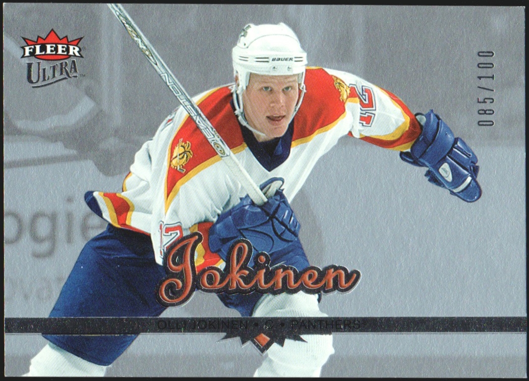 2005-06 Ultra Ice #89 Olli Jokinen 85/100 (image for) 2005-06 Ultra Ice #89 Olli Jokinen 85/100