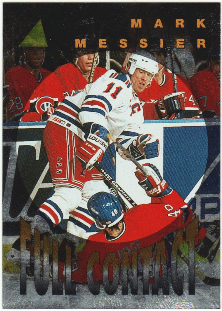 (image for) 1995-96 Pinnacle Full Contact #12 Mark Messier