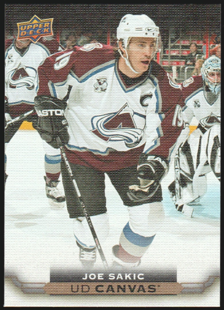(image for) 2015-16 Upper Deck Canvas #C242 Joe Sakic RETIRED SSP