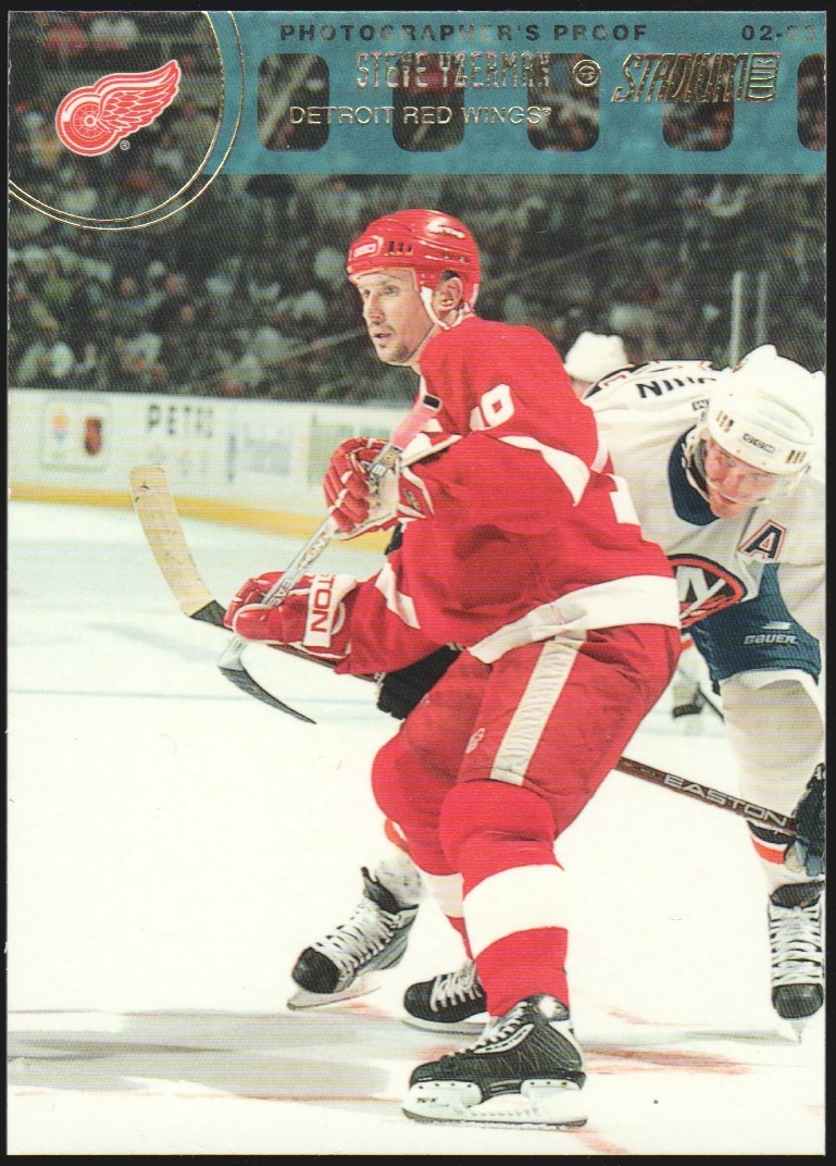 2002-03 Stadium Club Proofs #38 Steve Yzerman 134/250 (image for) 2002-03 Stadium Club Proofs #38 Steve Yzerman 134/250