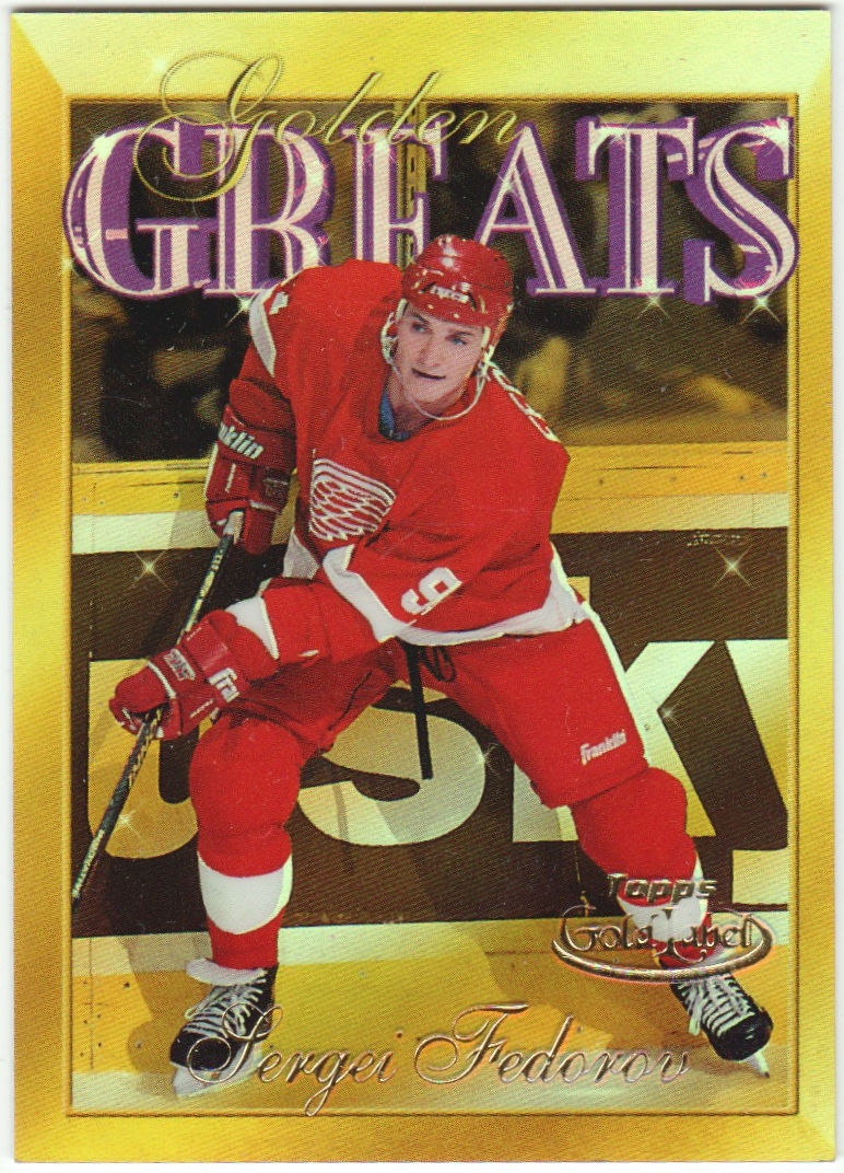 2000-01 Topps Gold Label Golden Greats #GG11 Sergei Fedorov (image for) 2000-01 Topps Gold Label Golden Greats #GG11 Sergei Fedorov