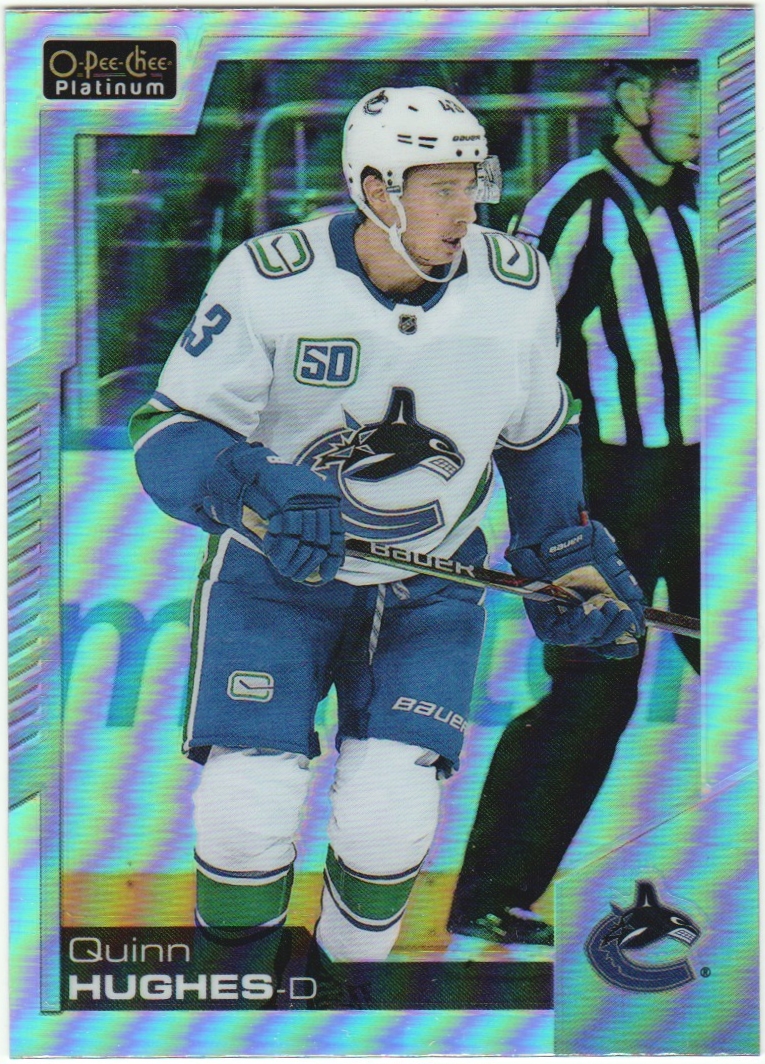 (image for) 2020-21 O-Pee-Chee Platinum Rainbow #10 Quinn Hughes