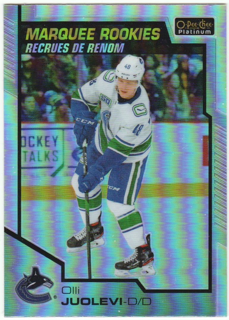 2020-21 O-Pee-Chee Platinum Rainbow #189 Olli Juolevi (image for) 2020-21 O-Pee-Chee Platinum Rainbow #189 Olli Juolevi