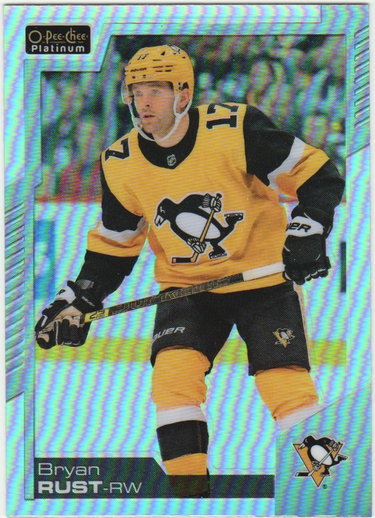 2020-21 O-Pee-Chee Platinum Rainbow #72 Bryan Rust (image for) 2020-21 O-Pee-Chee Platinum Rainbow #72 Bryan Rust