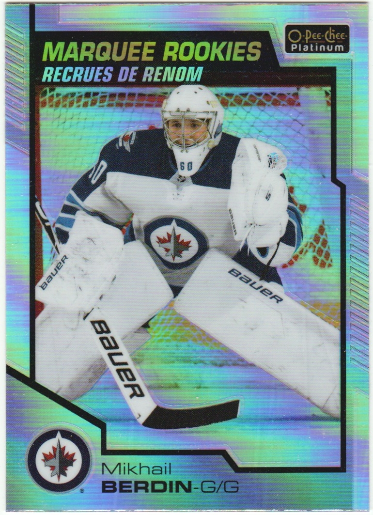 2020-21 O-Pee-Chee Platinum Rainbow #188 Mikhail Berdin (image for) 2020-21 O-Pee-Chee Platinum Rainbow #188 Mikhail Berdin